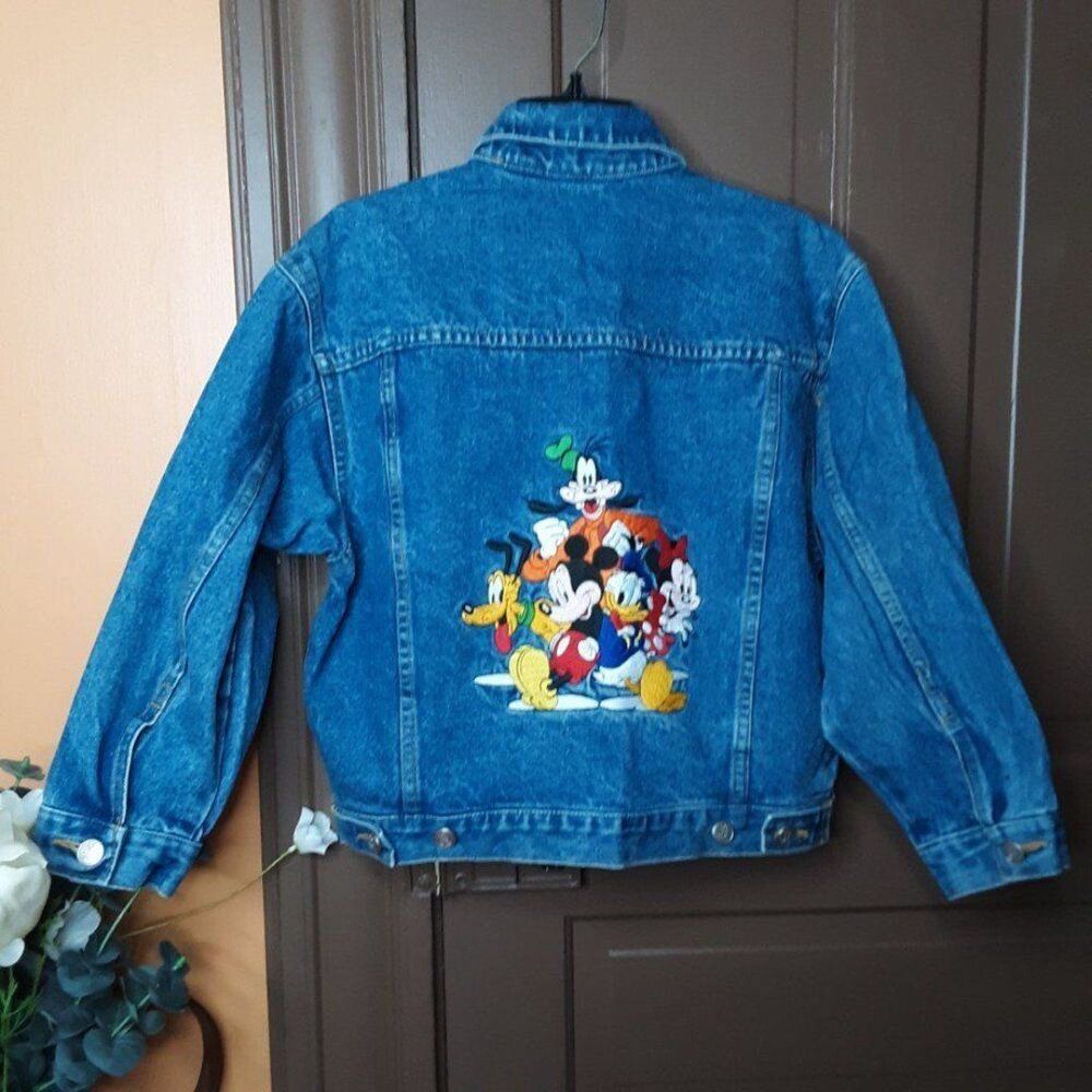 Vintage Disney Store Big Kid size M Unisex Denim Jacket